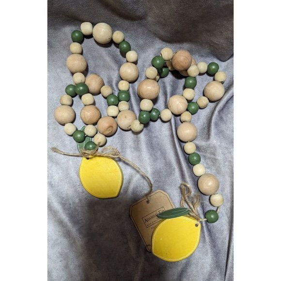 Adams & Co Lemon Wood Garland - Picture 2 of 3